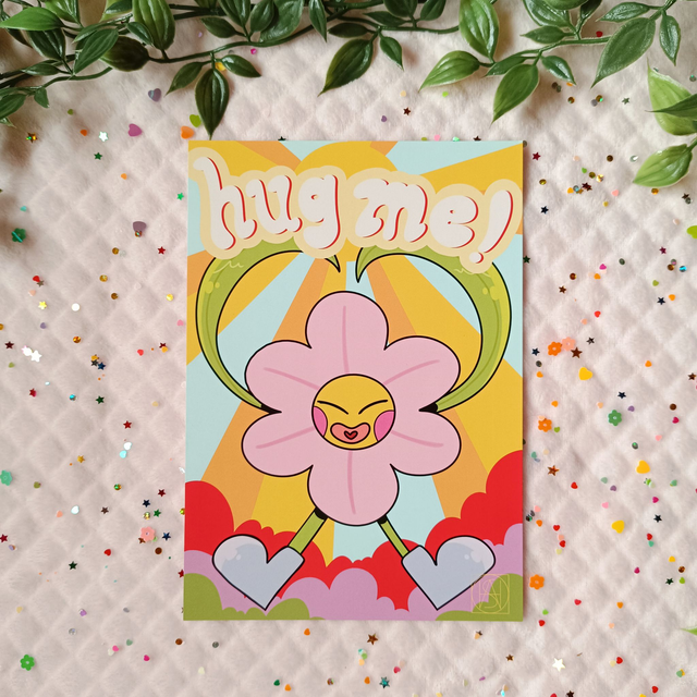 Hug me ! print