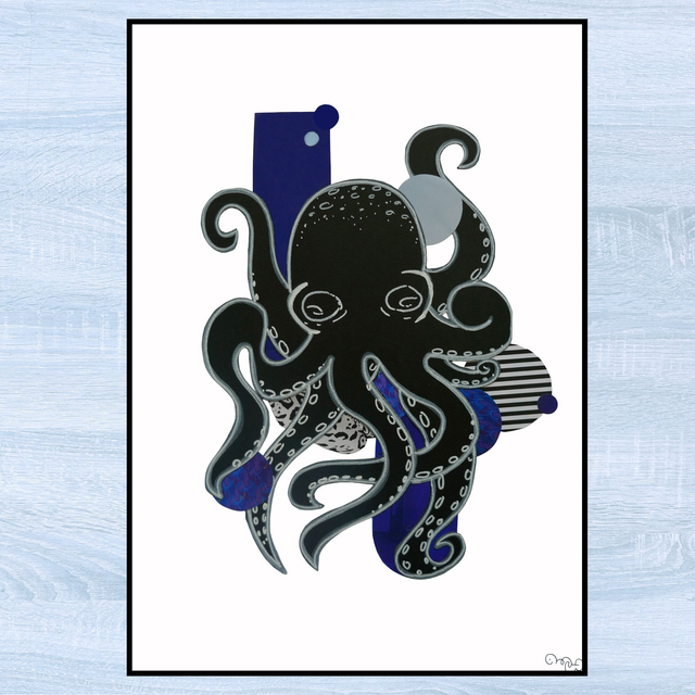 Vingt mille lieues sous les mers - Tirage d'art 60x80 cm