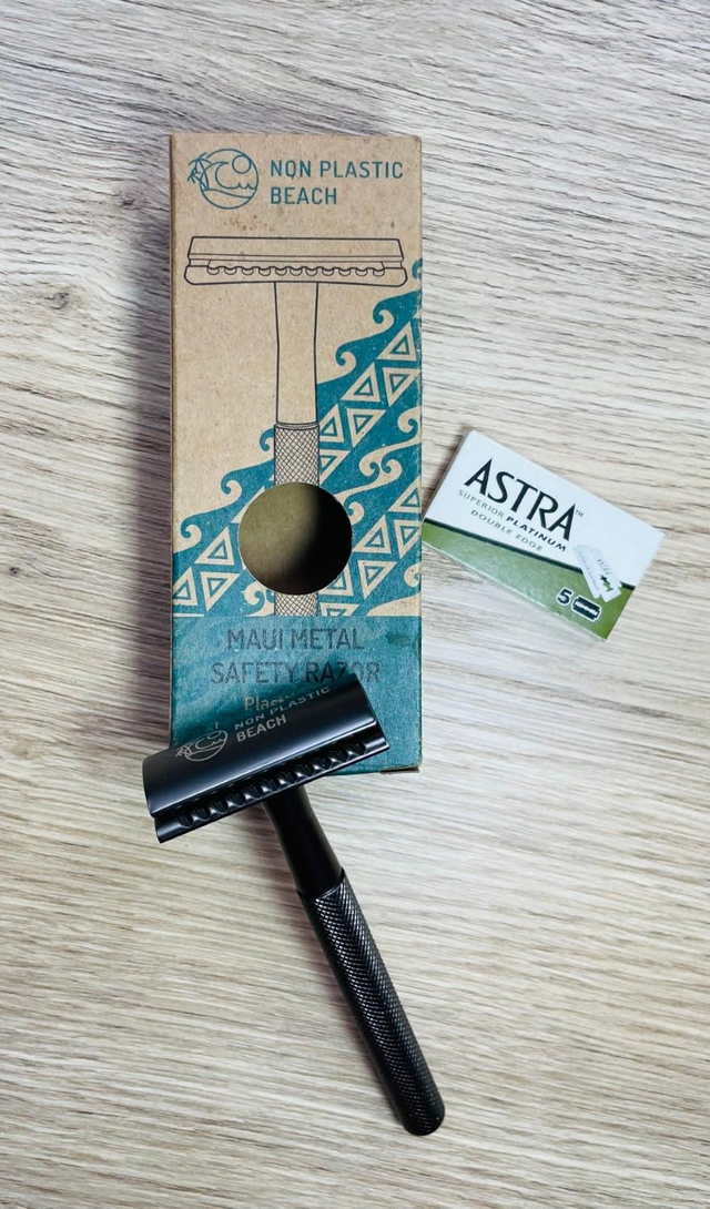 Safety Razor (Plastic Free) + 5 Blades