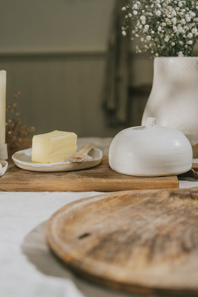 Small Butter Dish | Pearl