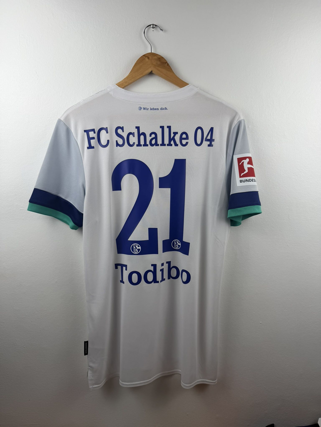 (M) Schalke 2019-20 Away football shirt / Todibo 21