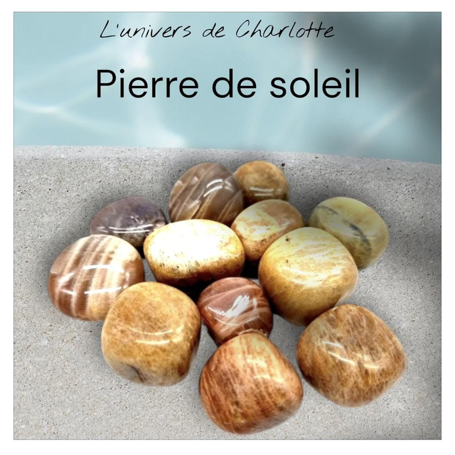 Pierre roulée &quot;Pierre de soleil&quot;