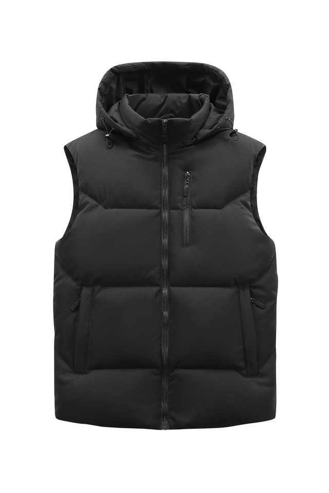 Gilet sans manche avec capuche kaki