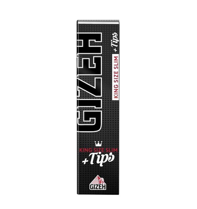025 | Gizeh Black King Size Slim Blättchen + Tips