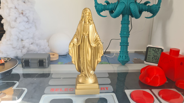 Vierge Marie Bras Ouvert 30 cm - Couleur au choix