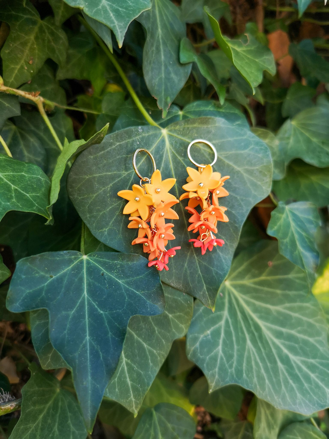 Collection Florale Brise d&#039;Automne - Boucles d&#039;oreilles Diane