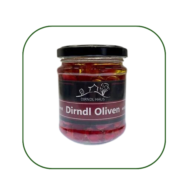 Dirndl Oliven entkernt (rot), 185g