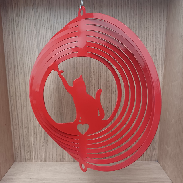 Cat Wind Spinner
