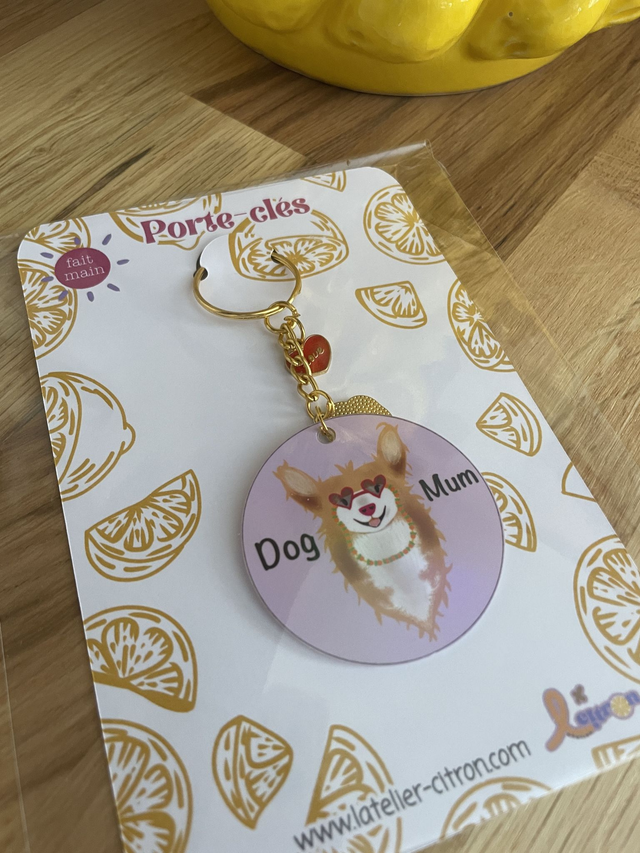 Porte-clés Dog Mum