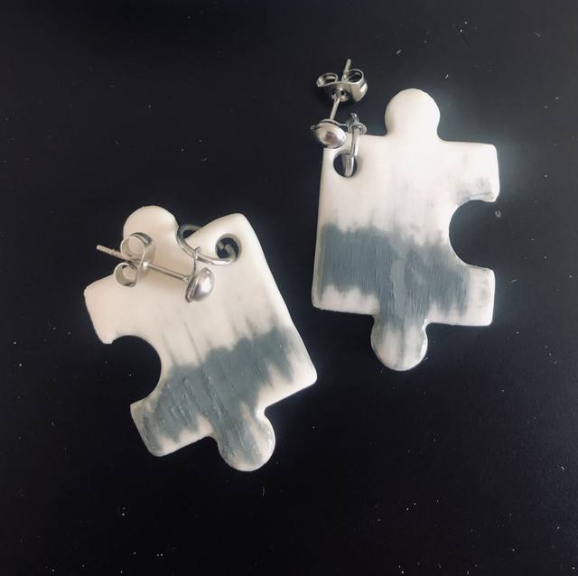 Boucles d&quot;oreilles PUZZLE