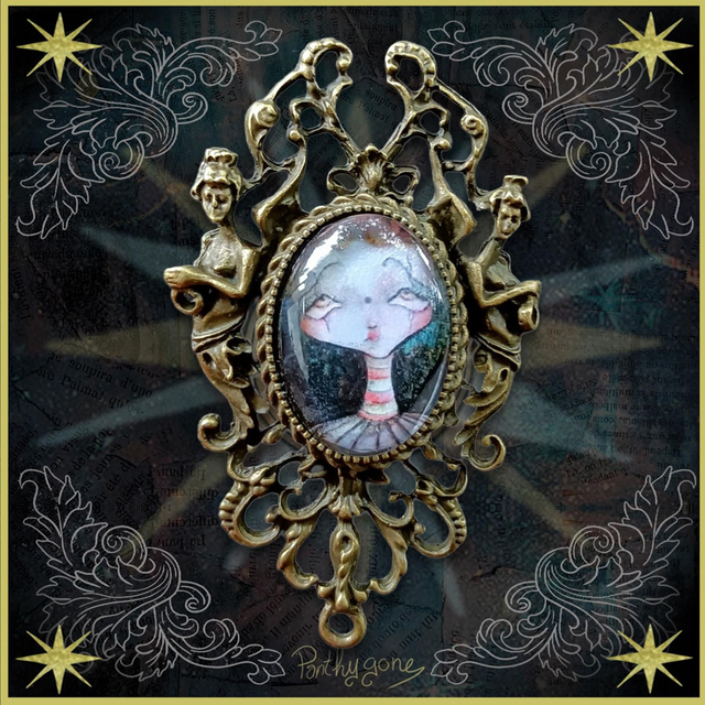 Pierrot Mélo - Broche