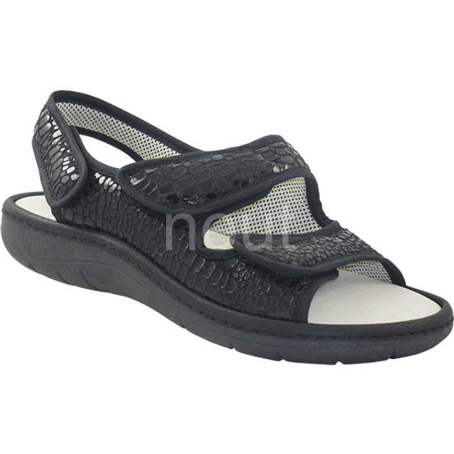 Chaussure orthopédique Domino Noir 37 – confort pieds sensibles