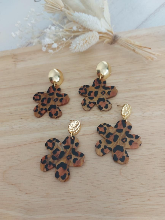 Boucles d'oreilles Penelope - dorées 