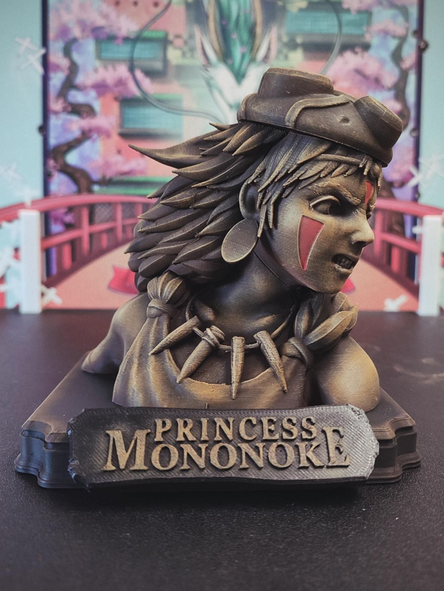 Buste Princesse Mononoké – Fanart – 12 cm