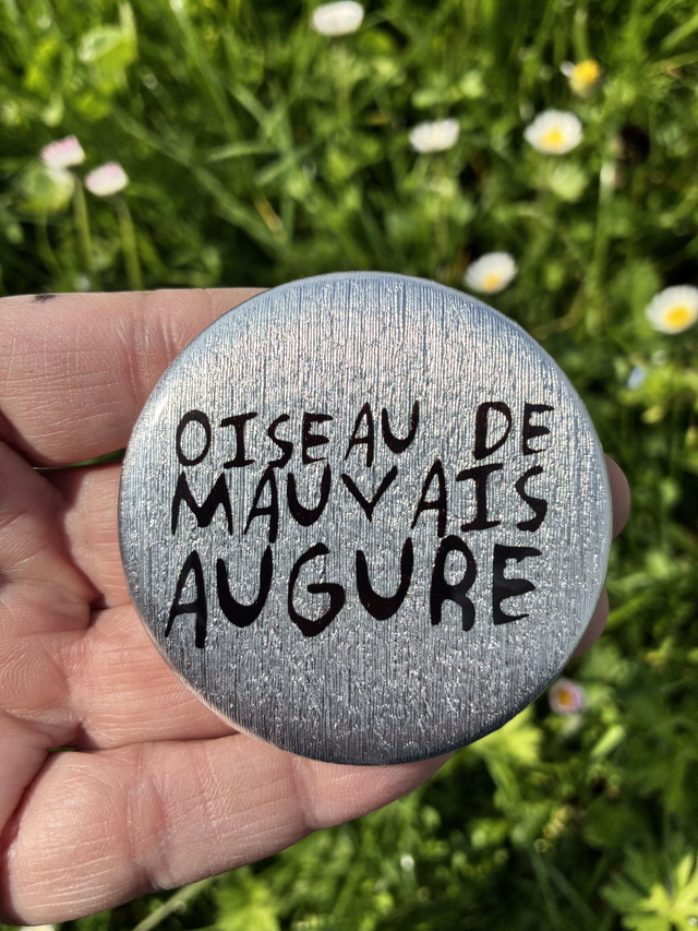 Badge Oiseau de mauvais augure