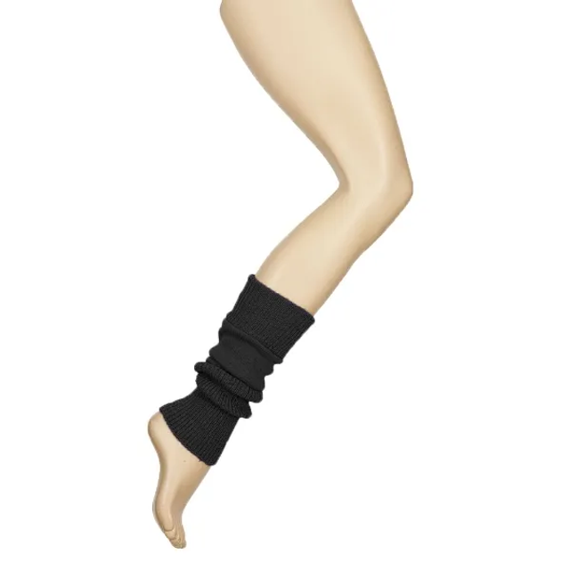Black Leg Warmers 40cm (No stirrup)