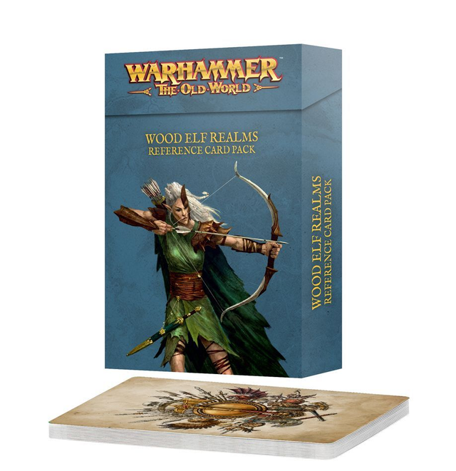 Warhammer: The Old World – Wood Elf Realms - Reference Card Pack