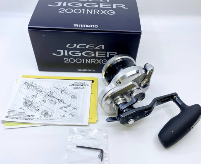 Moulinet Shimano OCEA JIGGER 2001NR PG / XG (manivelle Gauche)