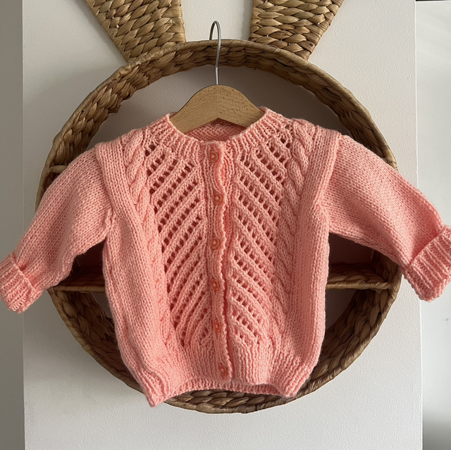 Peach cardigan 
