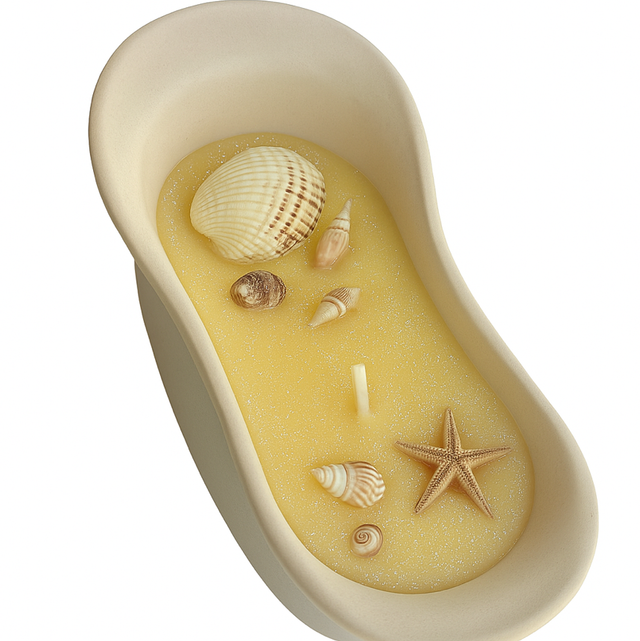 Bathtub Clean Lemon Scented Candle