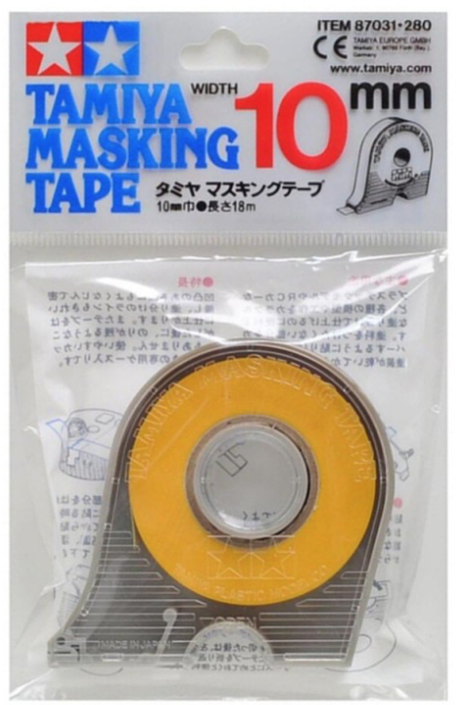 Masking Tape 10mm mit Halterung Tamiya