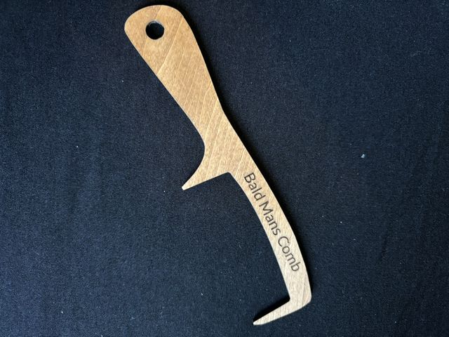 Bald man’s comb