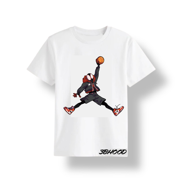 Spiderman Miles White T Shirt 