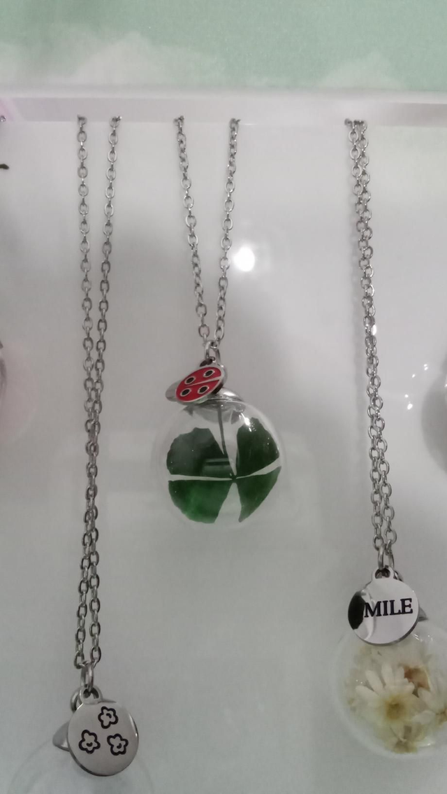 Collana "fortuna" quadrifoglio