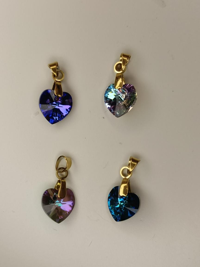 Pendentifs Coeur Cristal 