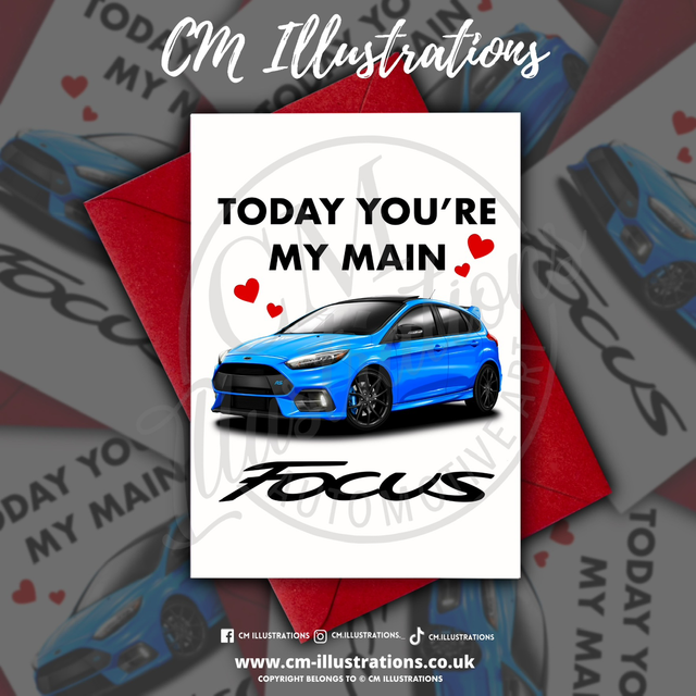 Today You’re My Main Focus