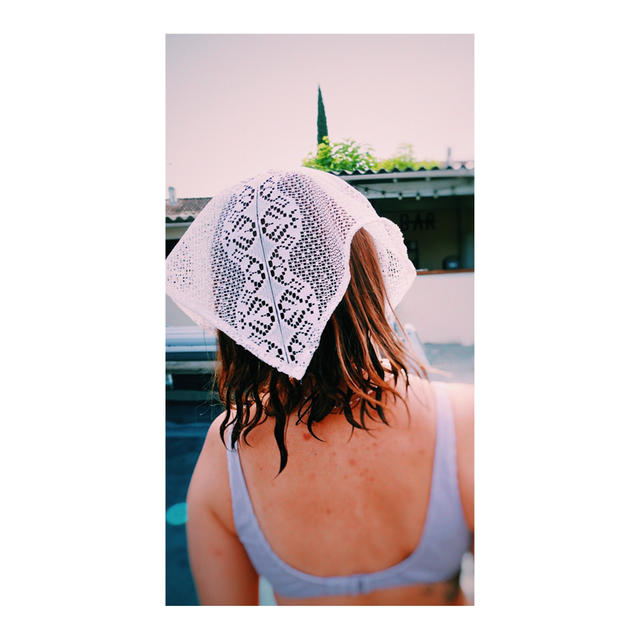 Bandana dentelle