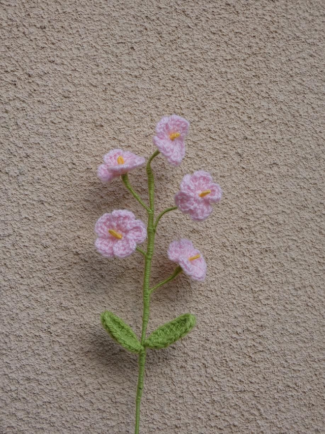 Tige de myosotis rose clair 