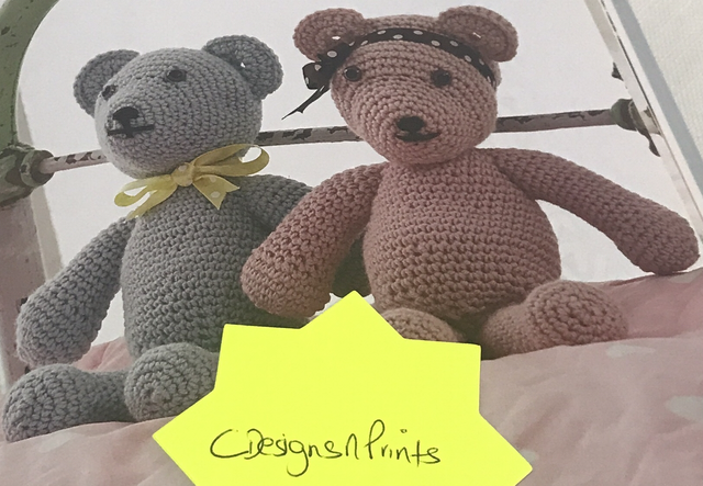 Monty - Priscilla Bear - Crochet Pattern - CRD29