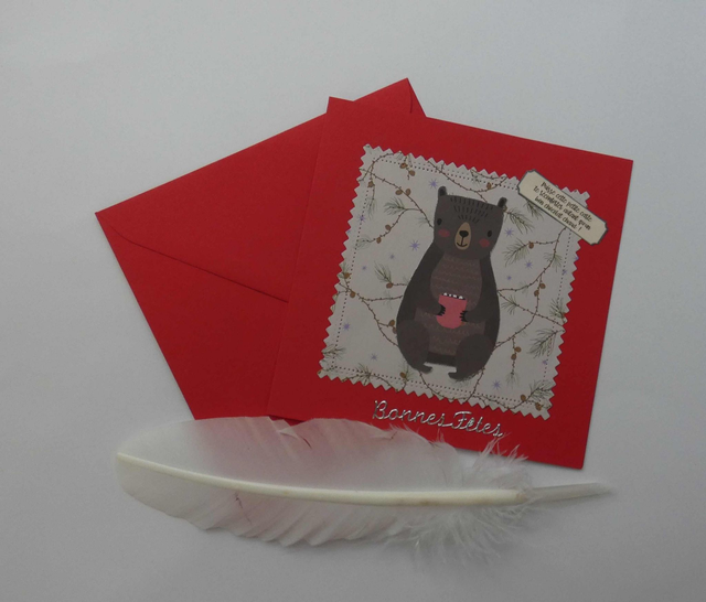 Bonnes fêtes avec l'ours