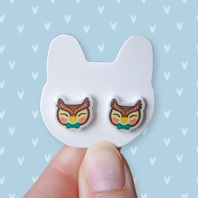 Blathers stud earrings