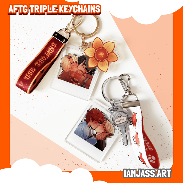 All For The Game - Potrójny Brelok  ze smyczką - Andreil - JereJean 