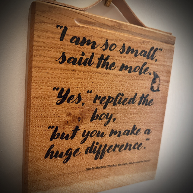 Wooden Plaque (personalised) Approx 15x20x2cm