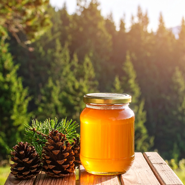 Miód spadziowy płynny (0.9l)