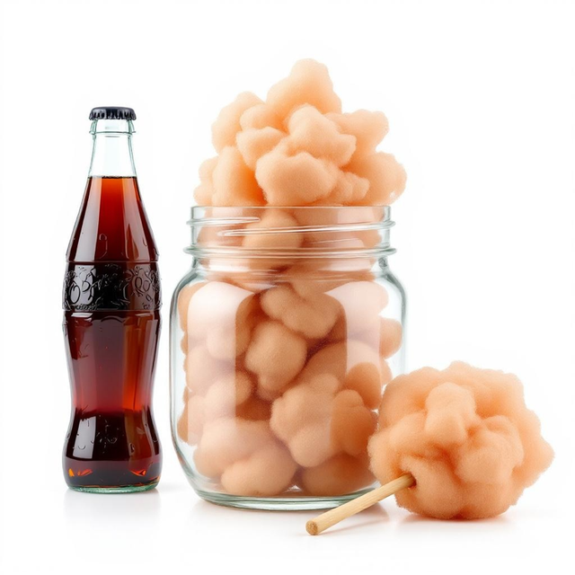 Pot de Barbe à Papa Coca-Cola