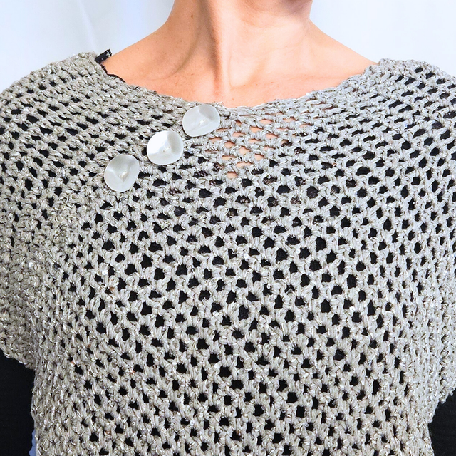Epolochaud gris et sequins