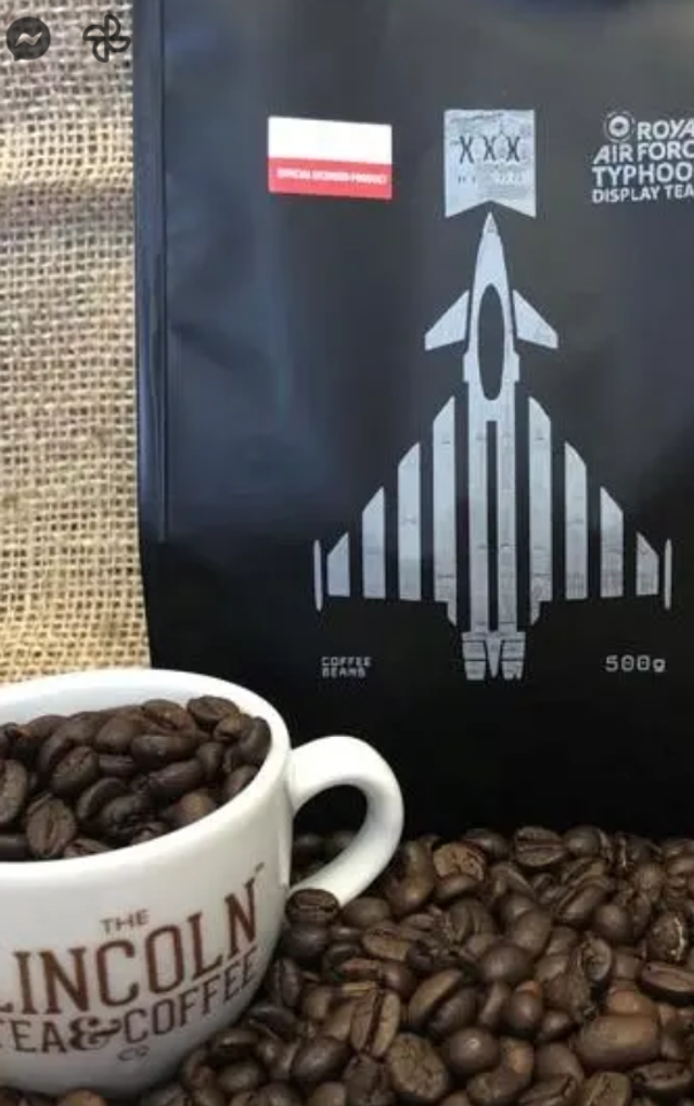 Lincoln RAF display team coffee bean 500g