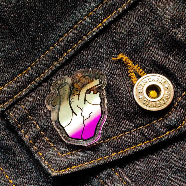 Ace - Real Heart - Pin - [PIN-ACE-RH]
