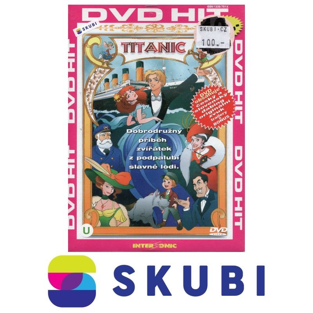 DVD Titanic - dobrodružný příběh zvířátek z podpalubí slavné lodi - CZ, SK, EN