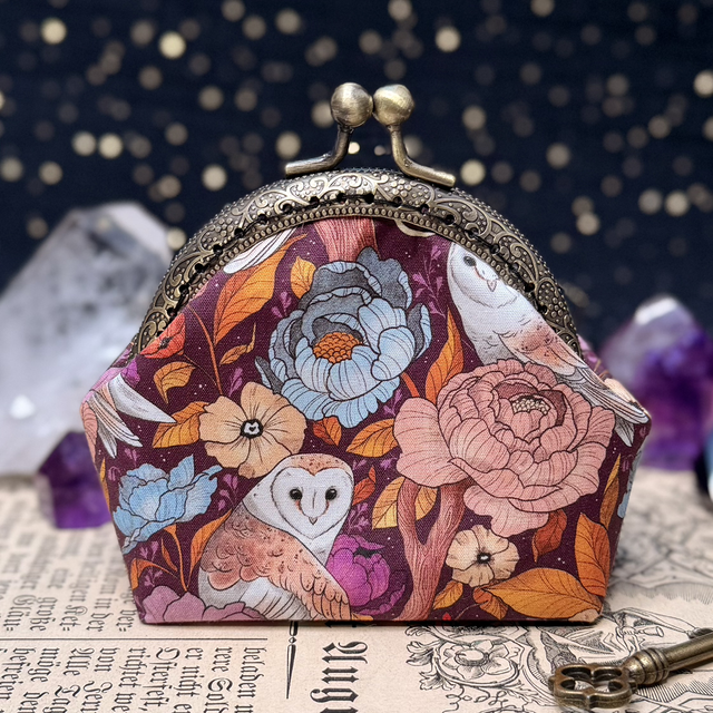 Porte monnaie Prospérité - Chouette effraie 