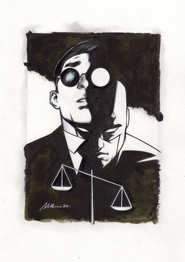 2023 - Murdocktober 02 - Torn - ORIGINAL, A5 (5.8x8.3)