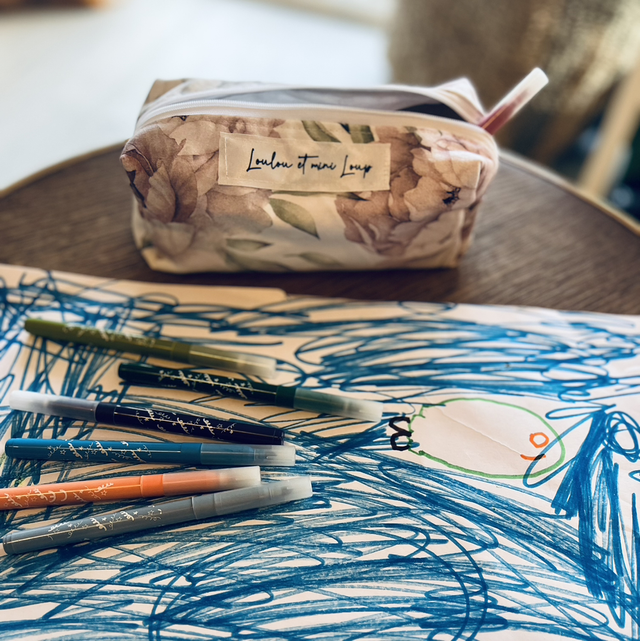 Trousse d'artiste "Pivoines"