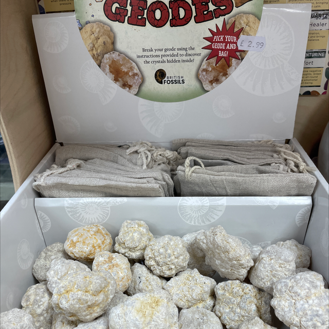 Break your own geode.