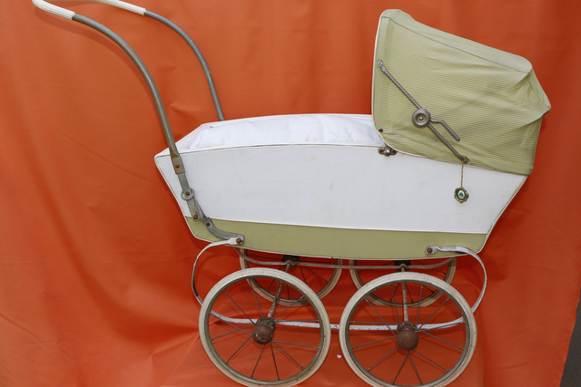 Puppenwagen, alt, vintage