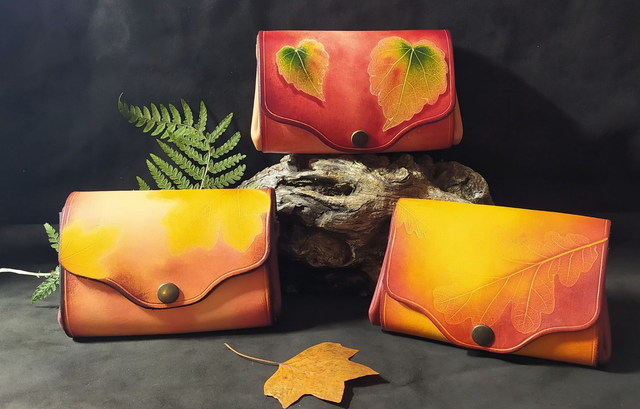 Porte Monnaie Soufflet- Saisons Changeantes