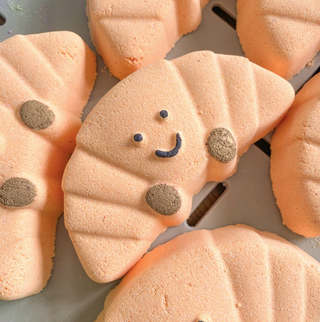 Cute Croissant Bath Bomb